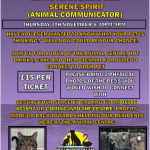 Come and attend our Animal Communication event with "Serene Spirit" this November!